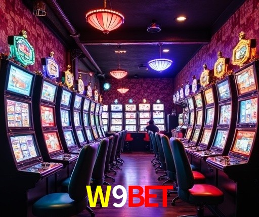 Interface moderna da plataforma W9BET